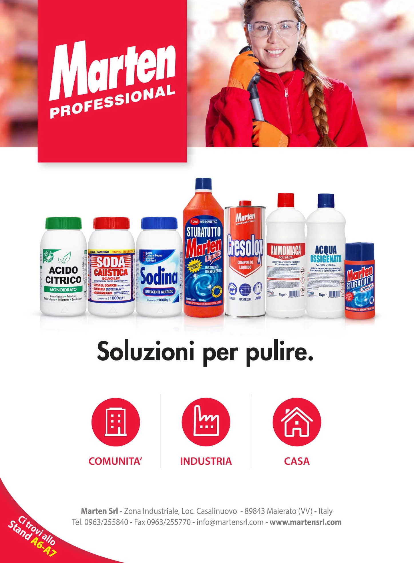 Marten Distributore Prodotti Per La Pulizia Professionale Acido