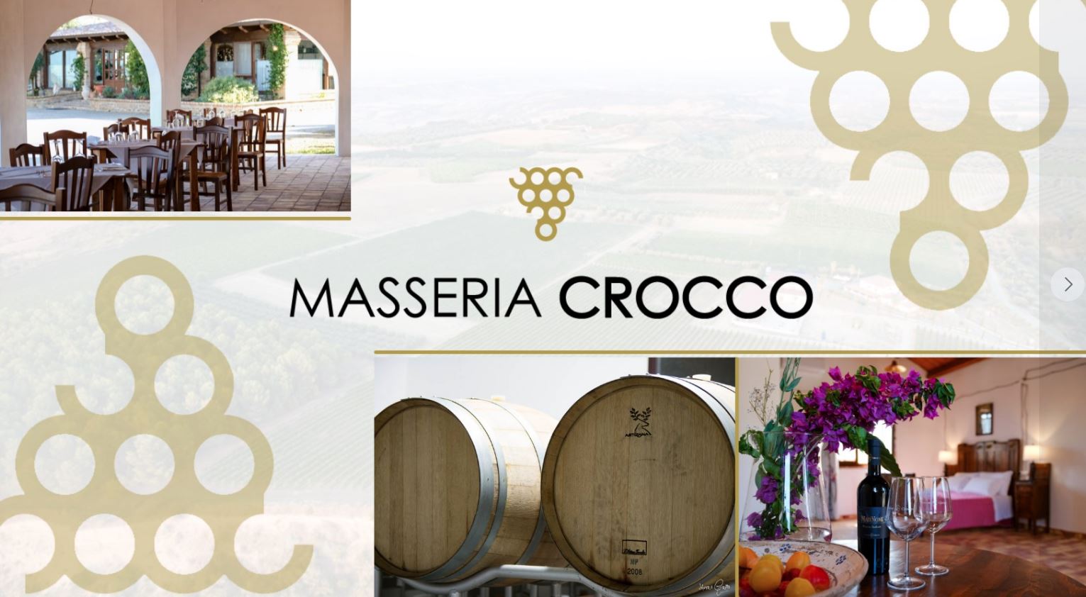 Masseria Crocco Cantina E Azienda Vinicola Produzione Artigianale Primitivo Vino Aglianico Cabernet E Sauvignon - 1