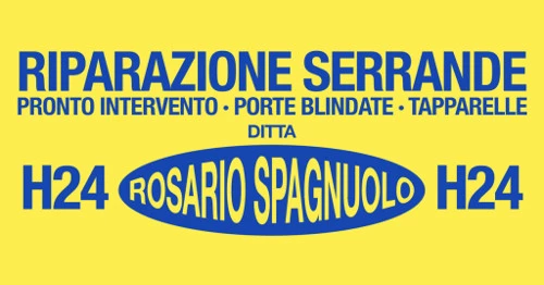 ROSARIO SPAGNUOLO - RIPARAZIONE E PRONTO INTERVENTO SERRANDE - 1