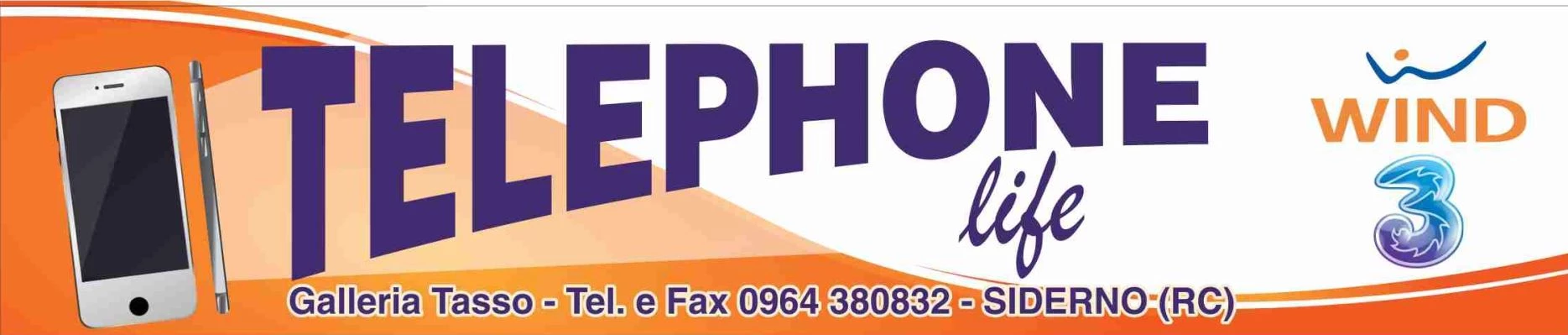 TELEPHONE LIFE| RIVENDITORE AUTORIZZATO WINDTRE| CENTRO ASSISTENZA E RIPARAZIONE SMARTPHONE| OFFERTE TELEFONIA MOBILE WINDTRE